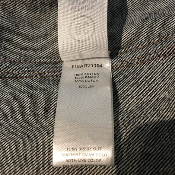 Monogram denim jacket by Opening Ceremony, M, NWT - Picture 10 of 12